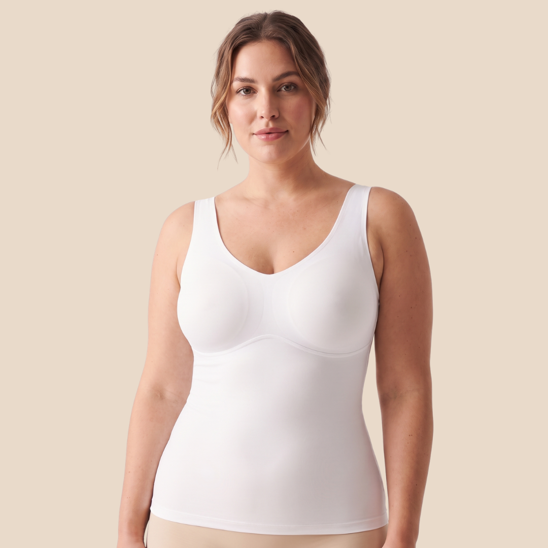 Built-In Bra Shaperwear — No Underwire, Zero-Pressure Band