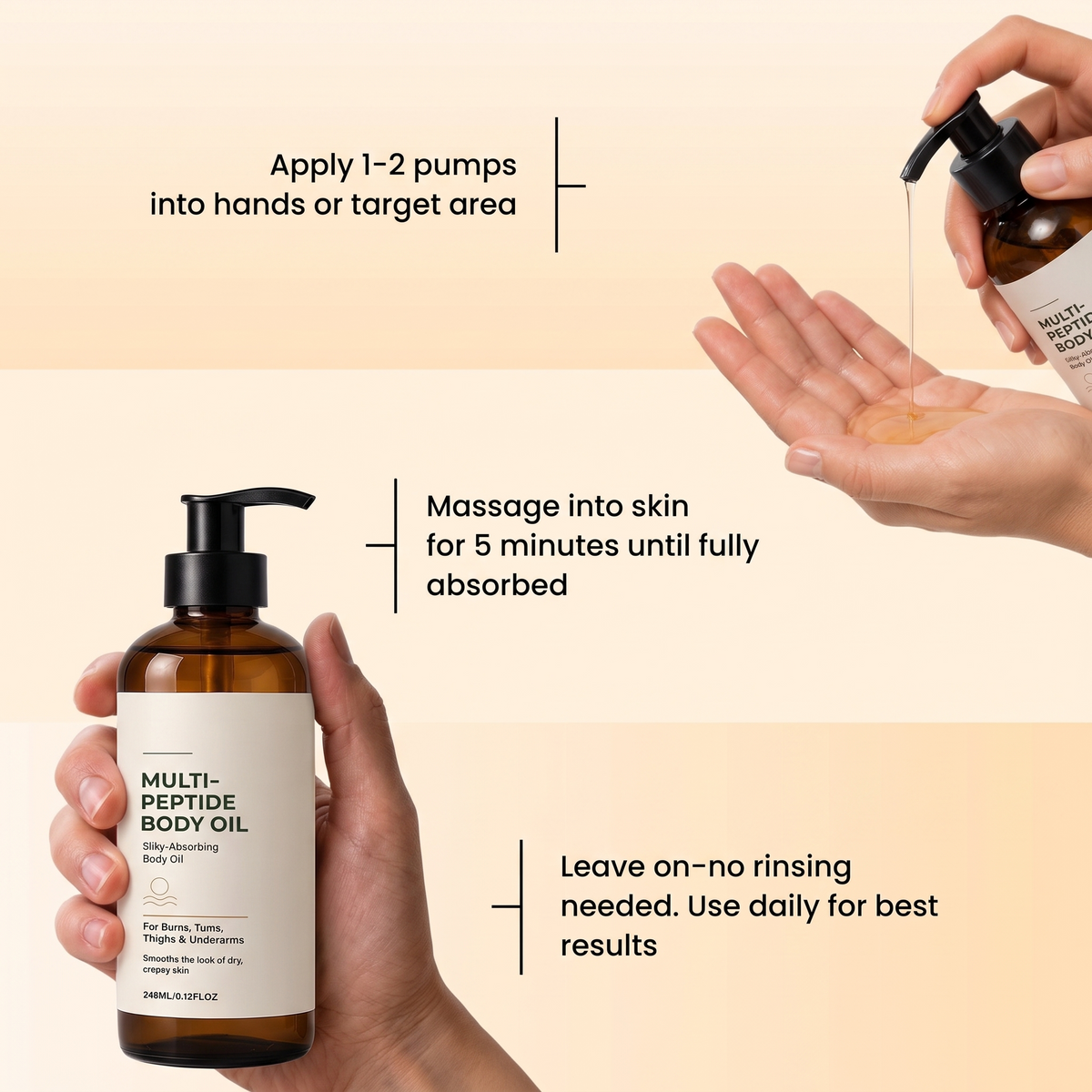 Multi Peptide Body Oil