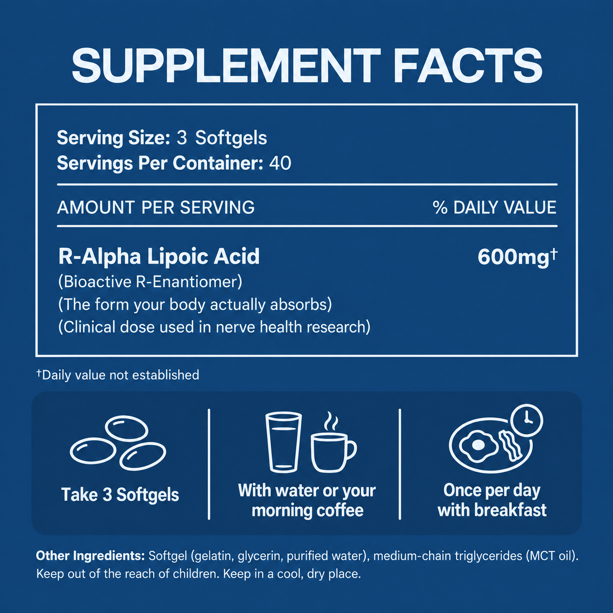 R-alpha lipoic acid