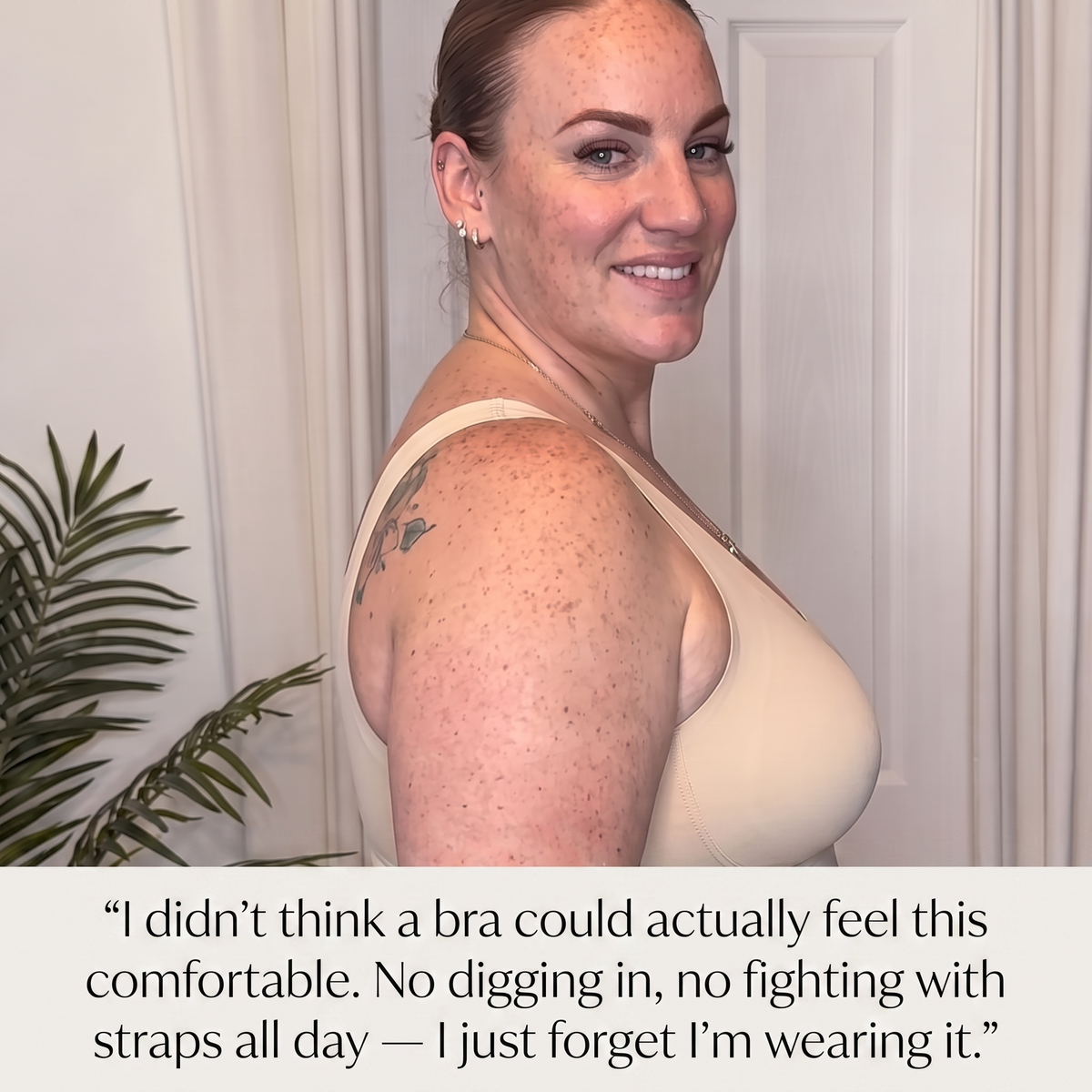 Built-In Bra Shaperwear — No Underwire, Zero-Pressure Band